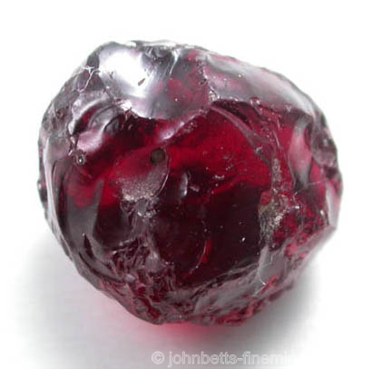 Waterworn Rough Rhodolite from Umba Valley, Tanzania