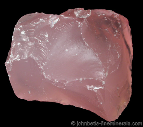 Deep Pink Rose Quartz from Minas Gerais, Brazil