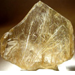 Rutilated Quartz Crystal Fragment