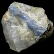 Blue Sapphire Crystal in Matrix