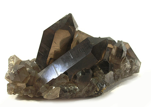 Large Smoky Quartz Crystals from Switzerland