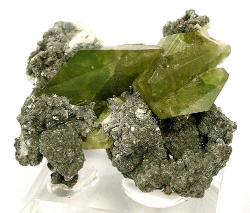 Green Sphene from Tormiq valley, Haramosh Mts., Skardu District, Baltistan, Northern Areas, Pakistan