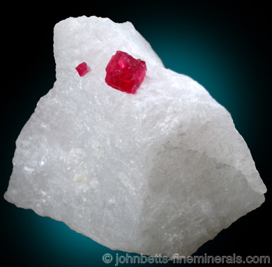 Spinel Crystals in Marble Matrix from Mogok, border region between Sagaing and Mandalay Divisions, Myanmar (Burma)