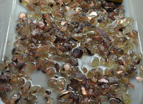 Lot of Polished Sunstone from Oregon