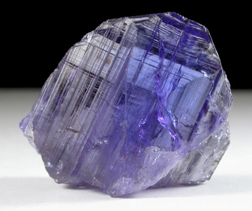 Wedge-shaped Tanzanite Crystal from Merelani Hills, western slope of Lelatama Mountains, Arusha Region, Tanzania