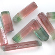 Bi-colored Tourmaline Crystals