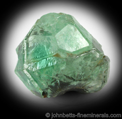 Mint-green Trapezohedral Tsavorite from Merelani Hills, near Arusha, Tanzania