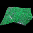 Uvarovite Microcrystals on Matrix