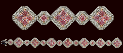 Pink Diamond Bracelet