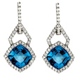 Blue Topaz Earrings