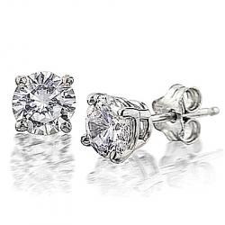 Diamond Stud Earrings