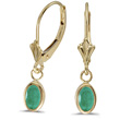 Emerald Cabochon Earrings