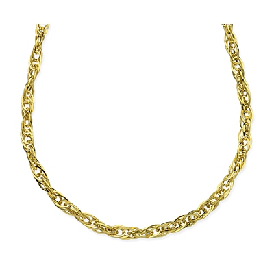 Yellow Gold Rope Necklace