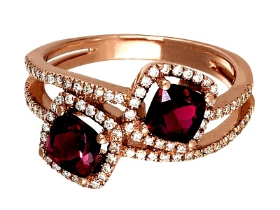 Pink Tourmaline Ring