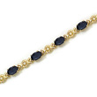 Sapphire Yellow Gold Bracelet