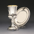 Sterling Silver Goblet & Coaster