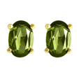 Green Tourmaline Stud Earrings