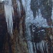 Icicles Hanging from Mine Entrance