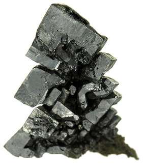 Stacked Acanthite Cubes