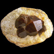 Almandine in Quartz Nodule