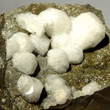 White Analcime Crystal Cluster