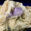 Purple Apatite on Quartz