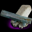 Deep Aquamarine on Microcline