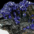 Azurite on Chrysocolla