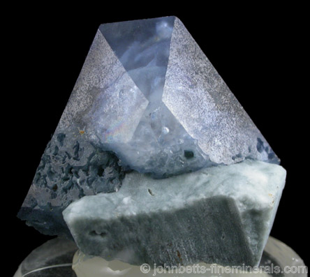 Triangular Benitoite Crystal