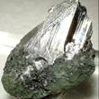 Lustrous Bismuthinite Crystal