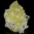Rounded Yellow and White Brucite