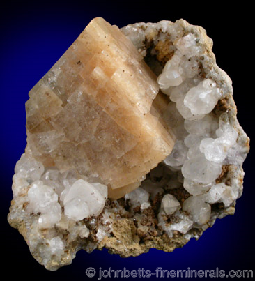 Tan Colored Chabazite Rhomb