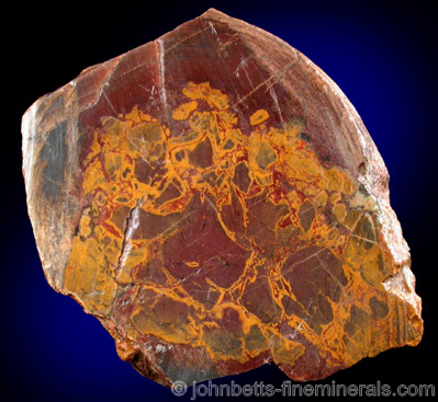 Slab of Yellow & Brown Jasper