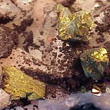 Chalcopyrite with Hematite and Calcite