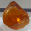 Transparent Orange Clinohumite Crystal