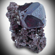 Complex Transparent Cuprite Crystal