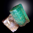 Large Emerald on Matrix