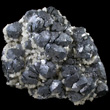 Galena with Dolomite and Chalcopyrite