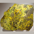 Gummite Slab with Uraninite and Zircon