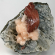 Red Heulandite with Stilbite