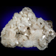 White Curved Heulandite Crystals