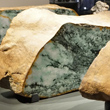 Sliced and Polished Jadeite Boulder