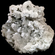 Laumontite on Quartz Casts