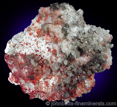 Red Metastibnite Crusts