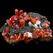 Realgar and Calcite on Matrix