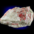 Realgar on Ulexite