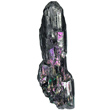 Elongated Iridescent Stephanite Crystal