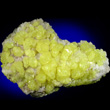 Dense Cluster of Sulfur Crystals