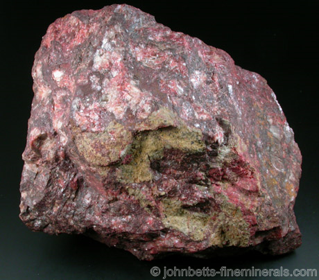 Thorogummite with Thorite in Barite