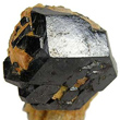 Lustrous Dodecahedral Uraninite Crystal